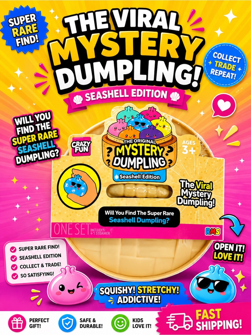 RMS Mystery Dumpling -  Seashell Edition NWT!